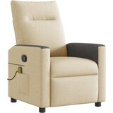 Maison Chic masažni naslanjač - Relax naslanjač krem blago, (22134402) | Shoptok.si