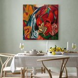  Slika - Franz Marc – The waterfall (Women under a waterfall) 80x80 Standard | shoptok.hr