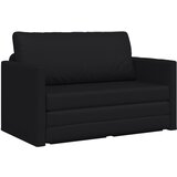 vidaXL Tla Sofa postelja 2-v-1 črna 124x71x78 cm umetno usnje Cene