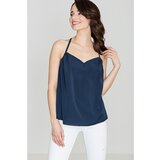 Lenitif Ženska bluza K392 Mornarsko plava | bijela | smeđa Cene