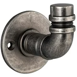 WALTECO Garderobna kljuka Rustic (Premer: 54 mm, Srebrna, Število kaveljčkov: 1 kos)