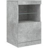  Komoda s LED svjetlima siva boja betona 41x37x67 cm | Eponuda.ba