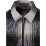 Urban Classics Men's zip shirt jacket beige/black | shoptok.hr