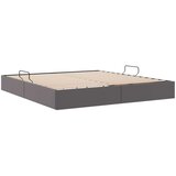  Otomanski krevet s pohranom Sivi 180 x 200 cm Lažna koža | shoptok.hr