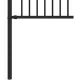  Spike obroč ograje Črna 200 x 130 cm Prašno lakirano jeklo, (5000157935) | Shoptok.si