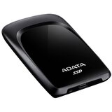Adata 480GB SC680 black External Solid State Drive USB 3.2 Gen2 Type-C | Type-C to A cable ASC680-480GU32G2-CBK eksterni hard disk | ePonuda.com
