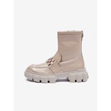 Högl Women's cream leather patent leather boots Will - Women's | shoptok.hr