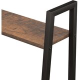vidaXL 5-nadstropni stoječi regal temno rjav in črn 56x35x174 cm | Shoptok.si