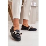 S. BARSKI Leather Women's Loafers Black S.Barski HY42-330 | Shoptok.si
