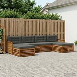  Set vanjskih sofa 6 kom. Čvrsto drvo akacije | shoptok.hr