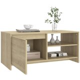  Stolić za kavu boja hrasta 102 x 50 x 45 cm konstruirano drvo | shoptok.hr