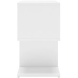  Noćni ormarić bijeli 50 x 30 x 51,5 cm od konstruiranog drva | Eponuda.com