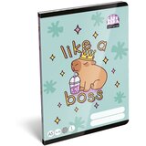 ICO Lizzysuli Lollipop bilježnica s linijama i uzorkom kapibare A/5 14-32 | shoptok.hr