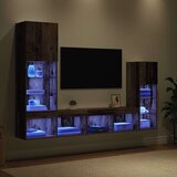 TV zidne jedinice Zidne 4 pcs Staro drvo Konstruirano drvo | Eponuda.com