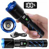 Malatec Alu. LED taktična ročna svetilka aku. 5000mAh 800lm ZOOM LCD USB, (5000184212) | Shoptok.si