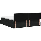  s madracem i skladištem Crna 180 x 200 cm Baršun | shoptok.hr