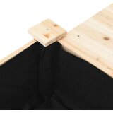  Vrtna saksija s policom Bež 111 x 37 x 76,5 cm Čvrsto drvo jele | shoptok.hr