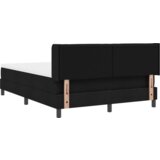  Krevet s opruga kutije Crna 160 x 200 cm Tkanina i Pjena | shoptok.hr