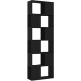 Furnova Knjižna omara za razdelitev prostora črna 60x24x186 cm, (21950728) | Shoptok.si