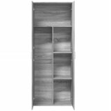  Visoka komoda siva sonome 70x35x180 cm od konstruiranog drva | shoptok.hr