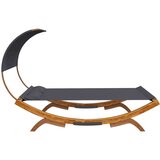 Vanjski Zunanja postelja s streho 165x203x126 cm trden les antracit, (20764827) | Shoptok.si