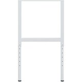  Okviri za radni stol 2 kom metalni 55 x (69 - 95,5) cm sivi | shoptok.hr