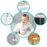 Ricokids 798300 zaštita od otvaranja ormarića 10 komada bijela | shoptok.hr