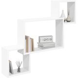  Zidna polica Zidna montaža Bijela 91 5 x 15 x 76 cm - Bijela Slike