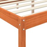  Konstrukcija postelje z vzglavjem Voskast rjav 180 x 200 cm, (5000121040) | Shoptok.si
