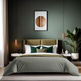  tonne verte - 52 dark grey ranforce double quilt cover (fr) (it) (de) | ePonuda.com