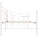 vidaXL Okvir za dnevni ležaj bijeli metalni 90 x 200 cm | shoptok.hr