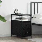  Noćni ormar Crni hrast 30 x 60 x 60 cm Konstruirano drvo | Eponuda.com
