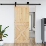vidaXL Vrata NARVIK 85 x 210 cm od masivne borovine Cijene