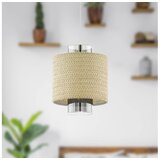 Eglo Mediouna viseća lampa E27, Ø23 cm, morska trava/zlatno staklo, 43393 | shoptok.hr