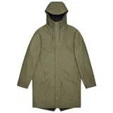 Vetrovke LONG JACKET W3 Zelena