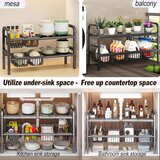 VIWAVEE raztegljiv organizator pod koritom 53–83 cm | Shoptok.si