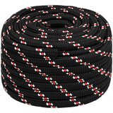 vidaXL Brodski konop crni 20 mm 100 m od polipropilena | shoptok.hr