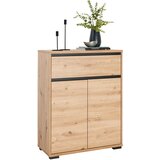 CARRYHOME omara za čevlje antracit, hrast artisan | Shoptok.si