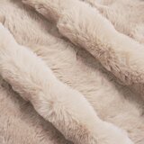  Dežnik iz umetnega zajčjega krzna Bež 240 x 270 cm Poliester, (5000111868) | Shoptok.si