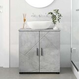 vidaXL Kupaonski ormar Beton siva 61 x 35 x 64 cm Konstruirano drvo | shoptok.hr