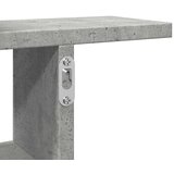 vidaXL Stenska polica 2 kosa betonsko siva 38x12x38 cm inženirski les | Shoptok.si
