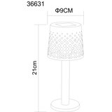 Globo 36631 - LED solarno svetlo SOLAR LED/0,06W/3,2V 3000K IP44 crna | Eponuda.com