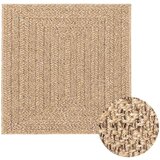 vidaXL Rug "ZIZUR" Bež 240x240 cm Juta videz Notranje in zunanje, (22012820) | Shoptok.si