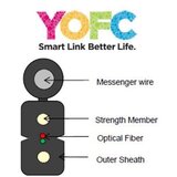 Lanplus YOFC Optički kabl 2FO 1km outdoor drop cable, sajla, G657A1, FRP, LSZH ( 5907 ) Cene