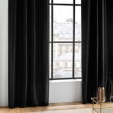 Douceur d intérieur Crna zavjesa od mikrosatena 140x240 cm Shana – | shoptok.hr