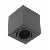 Gtv stropna svetilka AVEIRO BIS 1xGU10 230V IP20 oglata, črna Cene