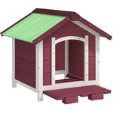  Kućica za pse boja kave 65 x 65 x 61,5 cm od masivne borovine | Eponuda.com