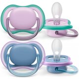 Avent SCF085/34 tolažilna duda - silikon 6-18m, ž, 2/1 Ultra air | Shoptok.si
