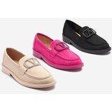 Resti Fuchsia women's moccasins with decoration Fogras- Footwear | shoptok.hr