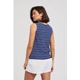 Marisse Women's Blouse L-Ts-4422 White_Navy | shoptok.hr